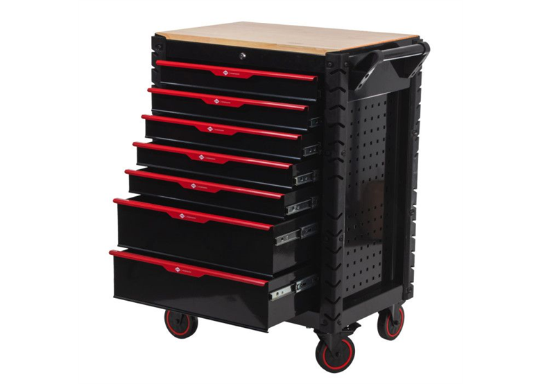 Gereedschapswagen met uitrusting, 215 stuks. Airpress 79169