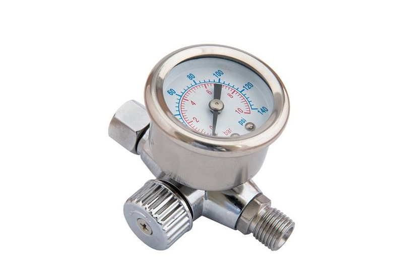 Reduceer met manometer voor spuitpistolen 0-10 bar 1/4 "Airpress I-05 Airpress I-05