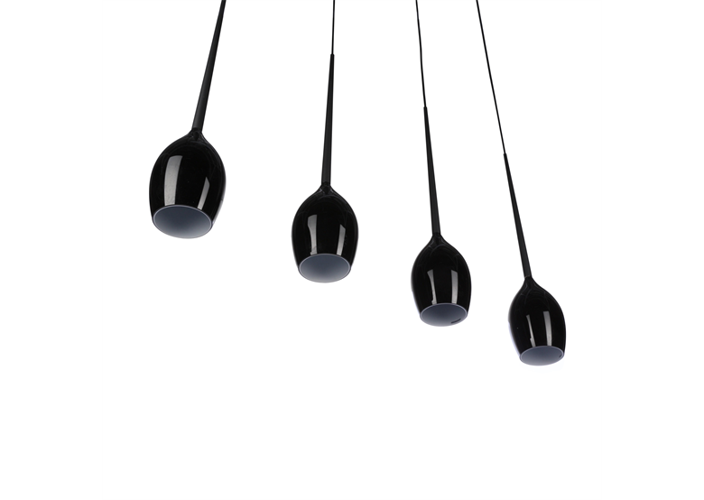 Hanglamp IZZA 4 Azzardo MD1288B-4BL