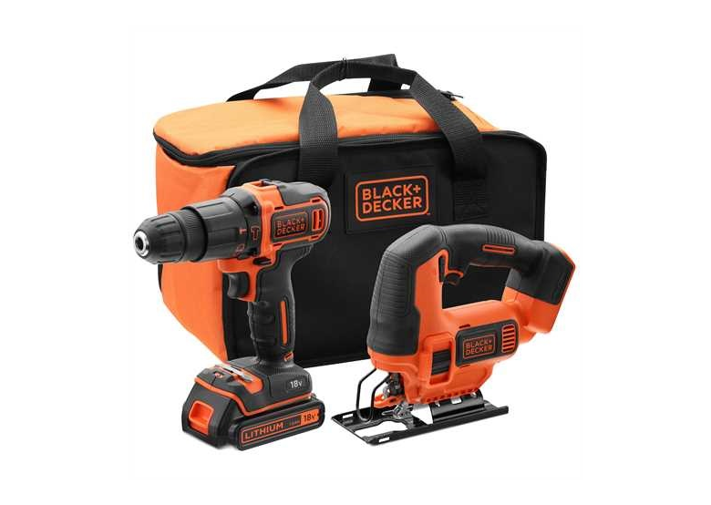 Gereedschap Set 18V BlackDecker BCK22S1S 1x1.3Ah