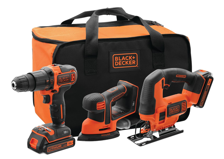 Gereedschap Set 18V BlackDecker BCK31S1S 2x1.3Ah