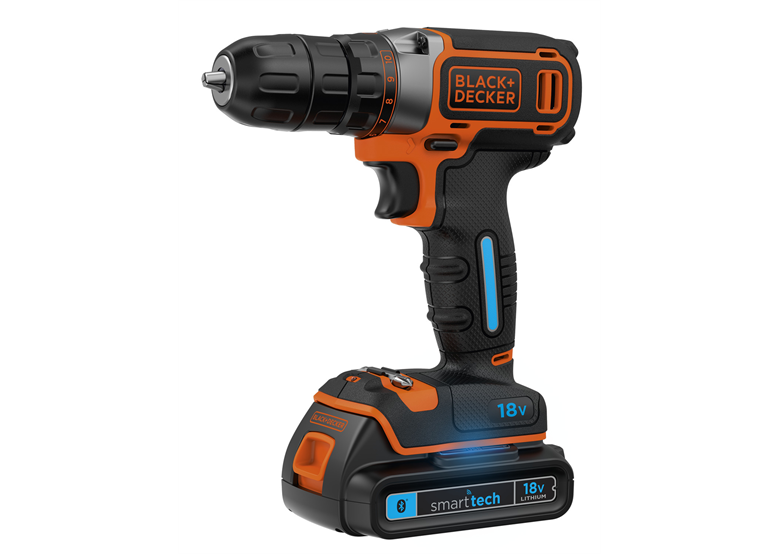 Boor-schroefmachine BlackDecker Smart Tech BDCDC18KST