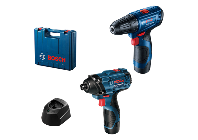 Gereedschap Set 12V Bosch 06019G8023 2x2.0Ah