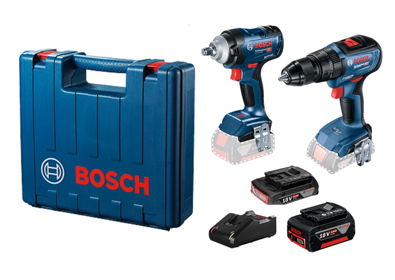 Gereedschap Set 18V Bosch 06019K0003 1x2.0, 1x5.0Ah