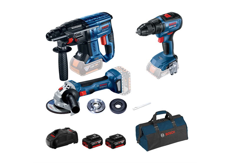 Gereedschap Set 18V Bosch 0615990M32 2x5.0Ah