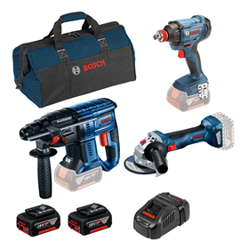 Gereedschap Set 18V Bosch 0615990M5G 2x5.0Ah