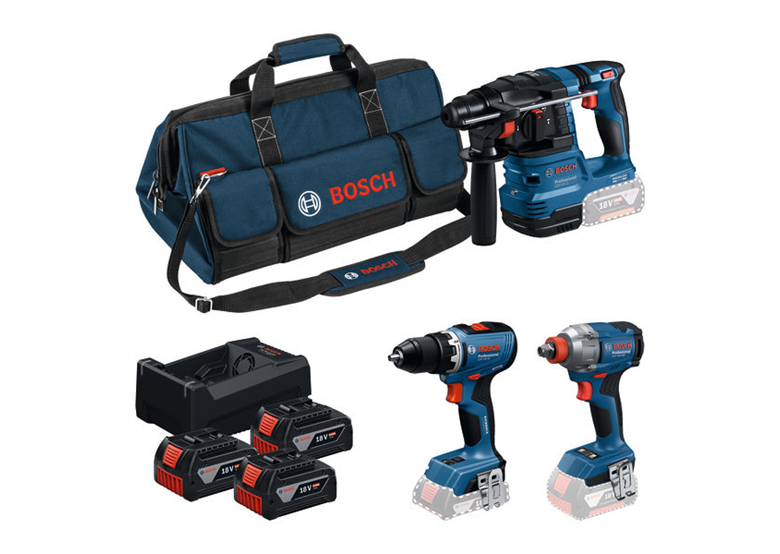 Gereedschap Set 18V Bosch 0615A50093 3x5.0Ah