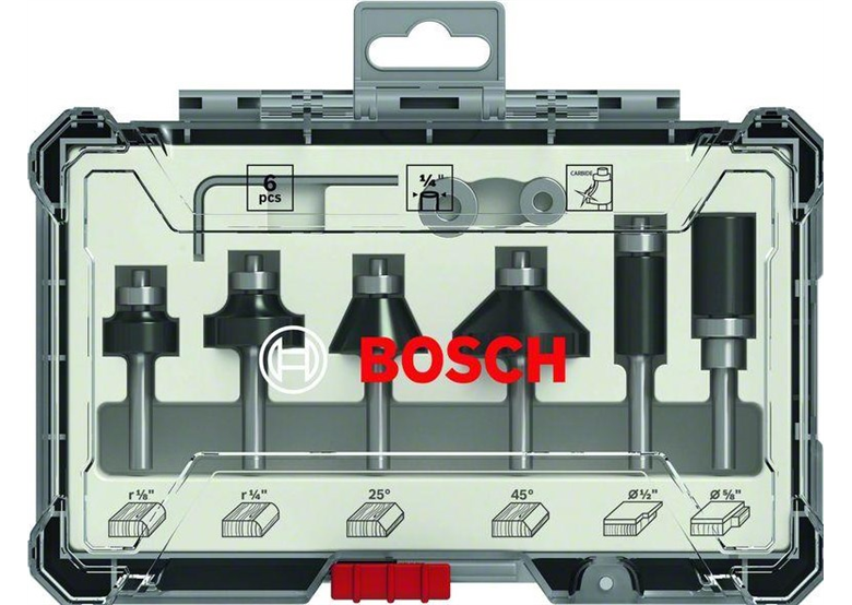 Frezenset in cassette 1/4" 6st. Bosch 2607017470