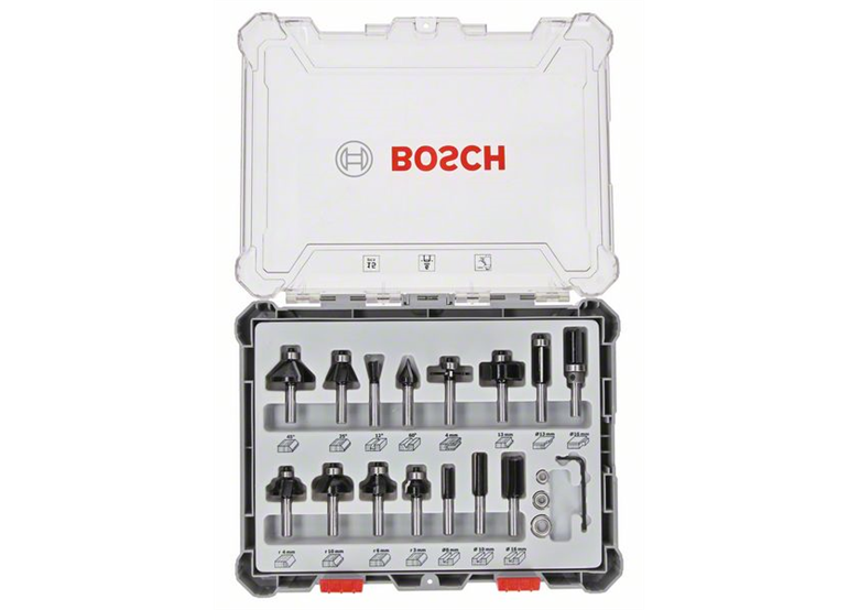 Frezenset  6mm 15st. Bosch 2607017471