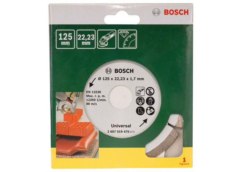 Diamantdoorslijpschijf voor bouwmateriaal 125mm Bosch 2607019475