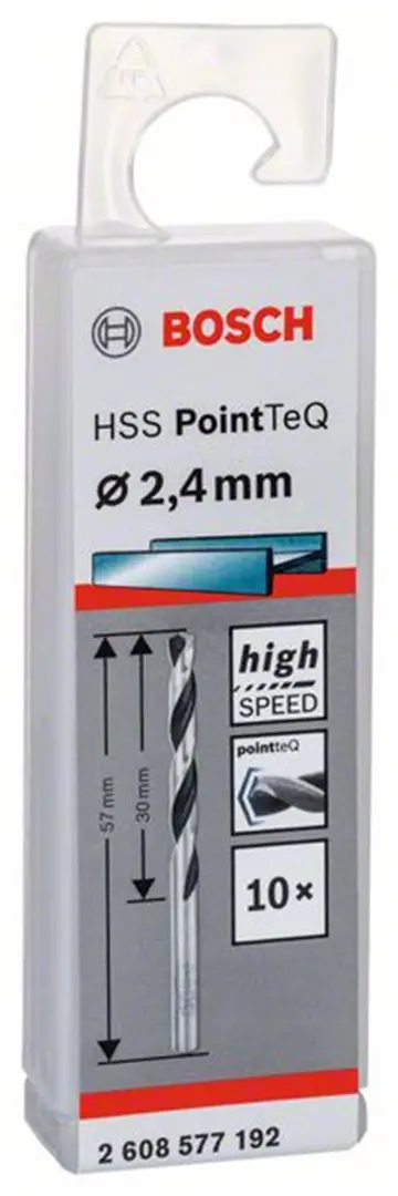 Spiraalboor HSS PointTeQ 2,4mm Bosch 2608577192