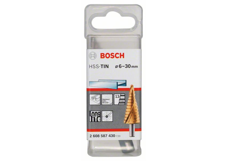Getrapte boor,  HSS-TiN Bosch 2608587430