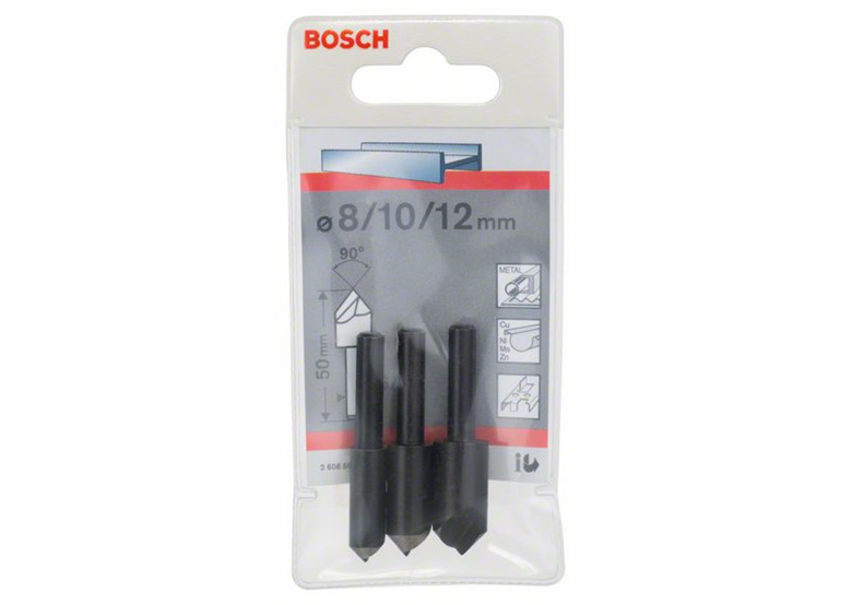 3- delige set conische verzinkboren Bosch 2608596667
