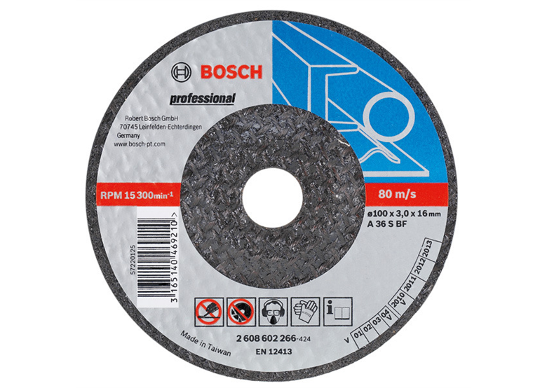 Afbraamschijf gebogen Expert for Metal Bosch 2608600007