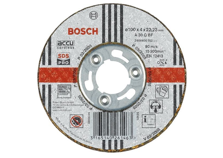 Afbraamschijf recht Inox, SDS-pro Bosch 2608600702