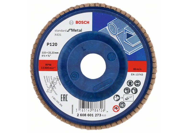 Lamellenschuurschijf X431, Standard for Metal Bosch 2608601273