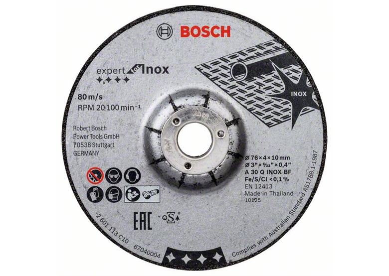 Afbraamschijf Expert for INOX, 2st. 76x4x10mm Bosch 2608601705