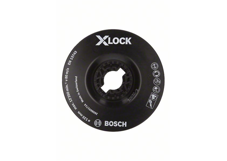 Steunschijf voor fiberschijven - Soft  X-Lock 125mm Bosch 2608601714