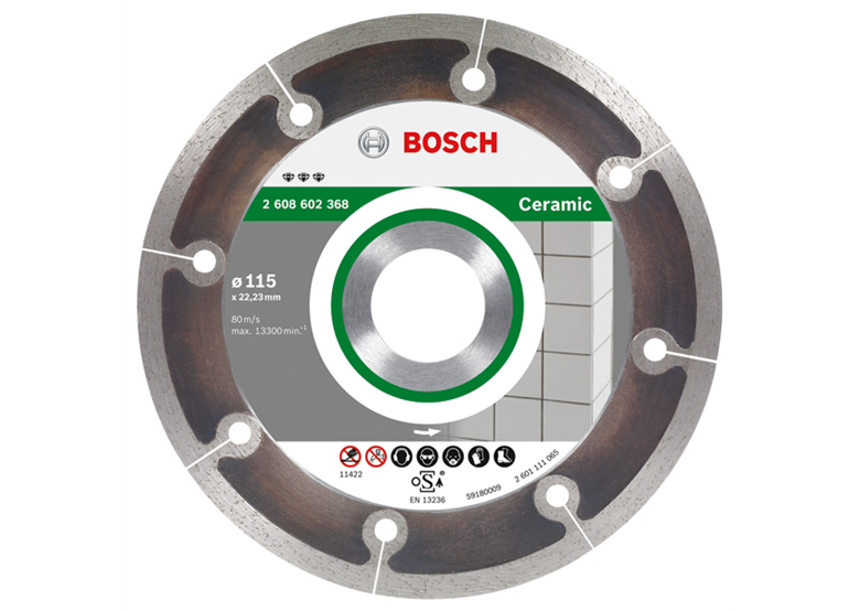 Diamant doorslijpschijf voor keramiek 115 Bosch 2608602368
