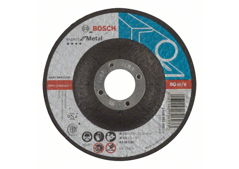 Doorslijpschijf gebogen  Expert for Metal Bosch 2608603401
