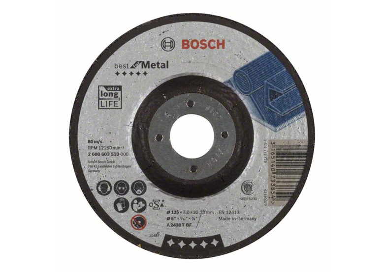 Afbraamschijf gebogen  Best for Metal Bosch 2608603533