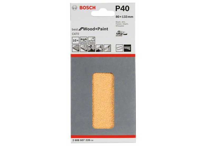 Schuurpapier C470, verpakking 10 st. Bosch 2608607228
