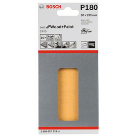 Schuurpapier C470, verpakking  10  st. Bosch 2608607233