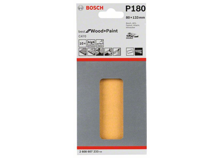 Schuurpapier C470, verpakking  10  st. Bosch 2608607233