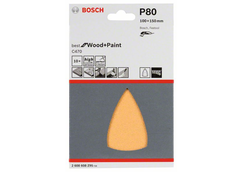Schuurblad C470, 10 stuks Bosch 2608608Z95