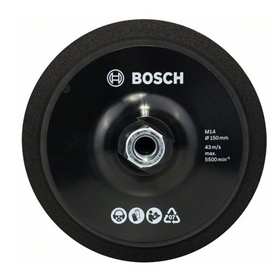 Steunschijf M 14, Ø 150 mm, met klithechting Bosch 2608612027