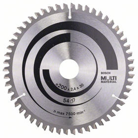 Cirkelzaagblad Multi Material 200x30mm T54 Bosch 2608640510
