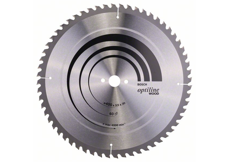 Cirkelzaagblad Optiline Wood 400x30mm T60 Bosch 2608640675