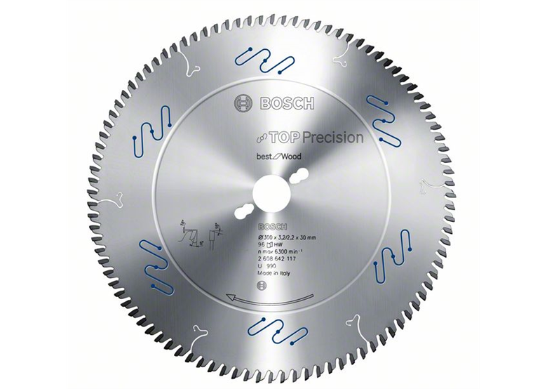 Cirkelzaagblad Top Precision Best for Wood 400x30mm T96 Bosch 2608642123