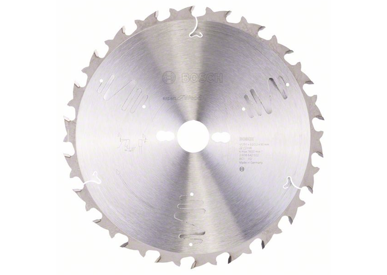 Cirkelzaagblad Expert for Wood 250x30mm T22 Bosch 2608642502