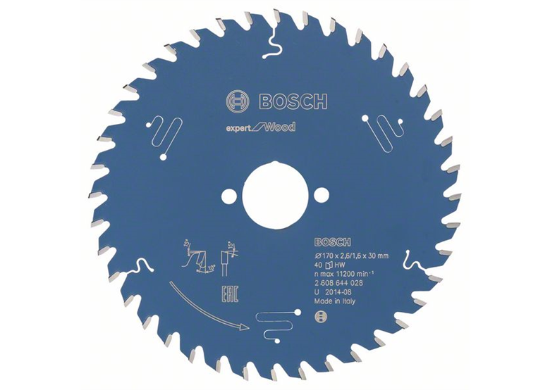 Cirkelzaagblad Expert for Wood 170x30mm T40 Bosch 2608644028