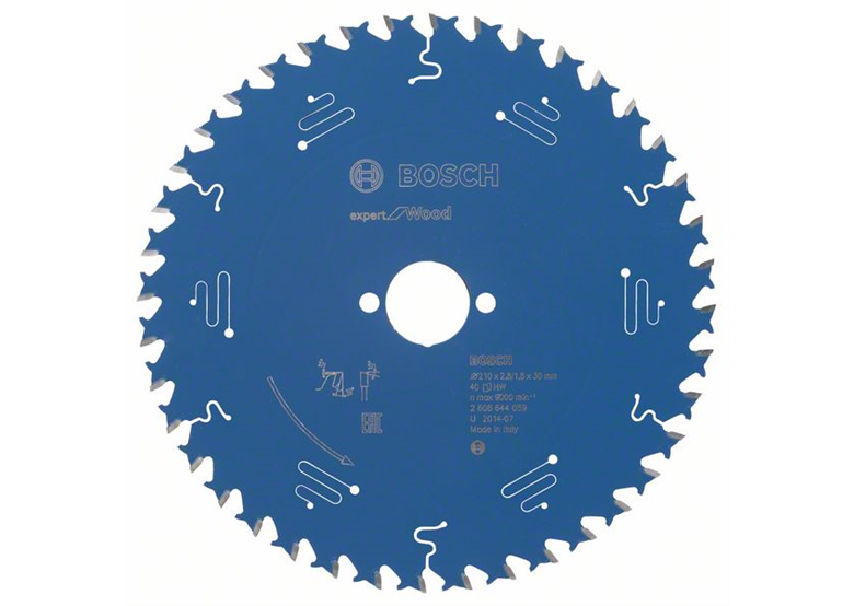Cirkelzaagblad Expert for Wood 210x30mm T40 Bosch 2608644059