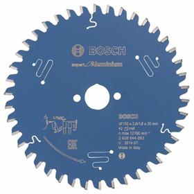 Cirkelzaagblad Expert for Aluminium 150x20mm T42 Bosch 2608644093