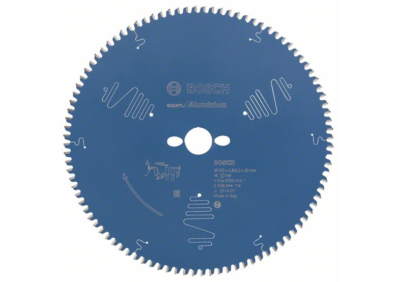 Cirkelzaagblad Expert for Aluminium 300x30mm T96 Bosch 2608644114