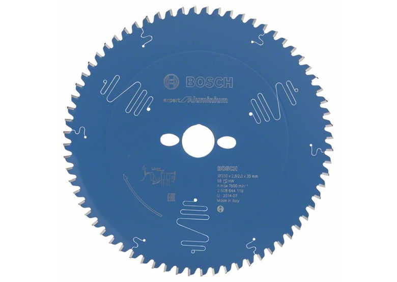 Cirkelzaagblad Expert for Aluminium 250x30mm T68 Bosch 2608644119