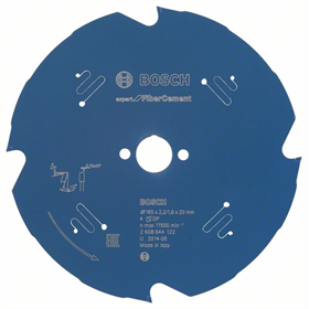 Cirkelzaagblad Expert for Fiber Cement 165x20mm T4 Bosch 2608644122