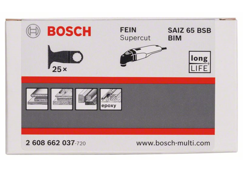 Invalzaagblad BIM  SAI met 65 BSB Hard Wood Bosch 2608662037