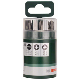 Schroefbitset 10 delig, (S, PH, PZ) Bosch 2609255975
