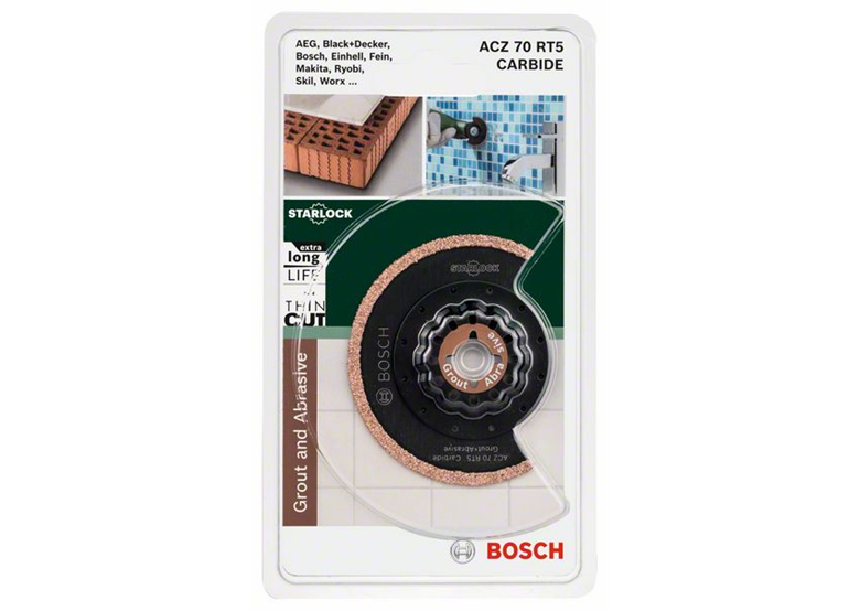 Segmentzaagblad met smalle zaagsnede Carbide-RIFF Starlock ACZ 70 RT5 Bosch 2609256975