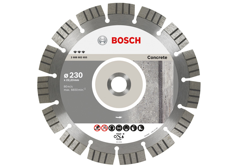 Diamantdoorslijpschijf 115mm Bosch Best for Concrete