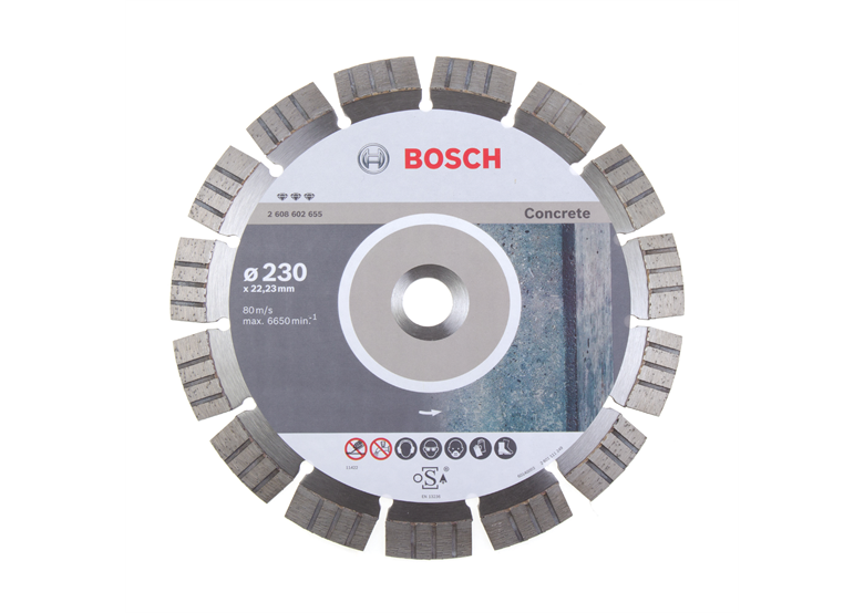 Diamantdoorslijpschijf 230mm Bosch Best for Concrete