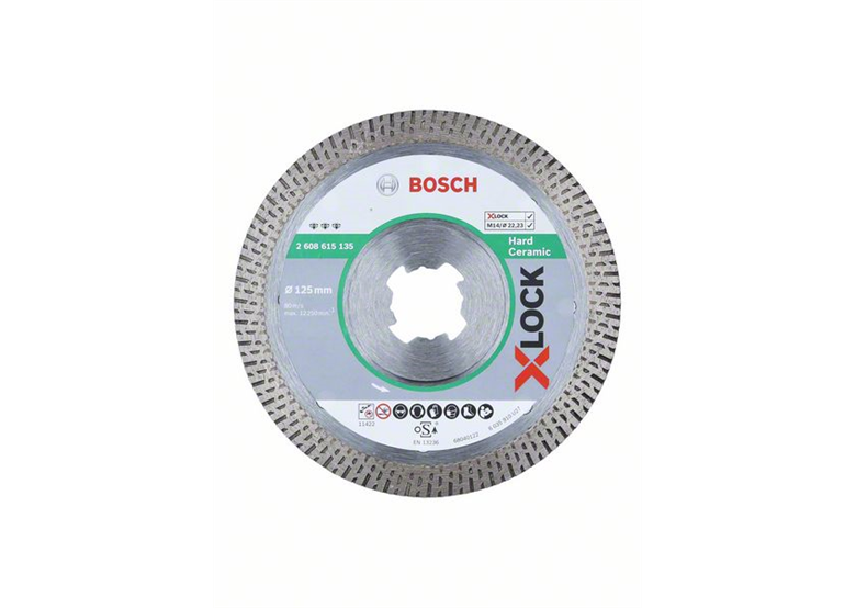 Diamantschijf X-Lock 125mm Bosch Best for Hard Ceramic