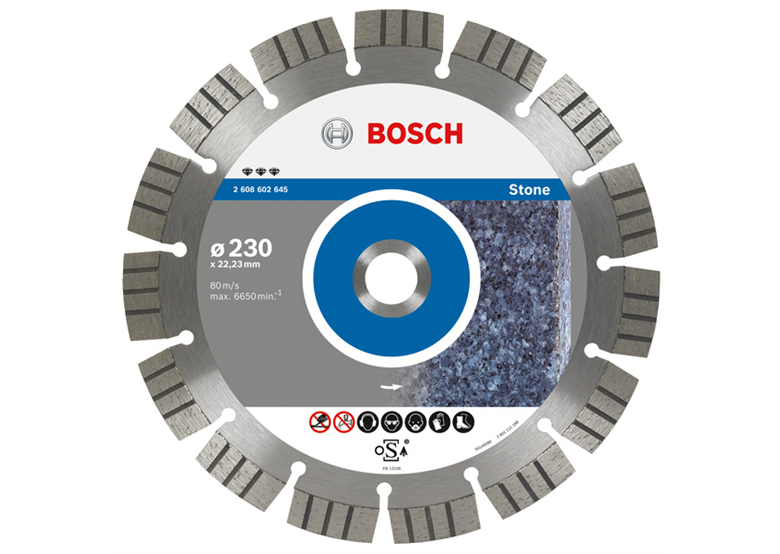 Diamantdoorslijpschijf 230mm Bosch Best for Stone