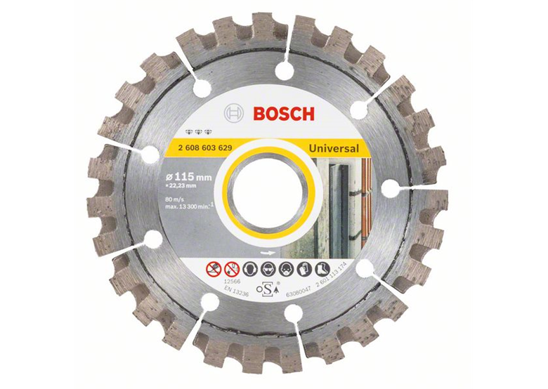 Diamantdoorslijpschijf 115mm Bosch Best for Universal