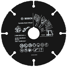 Universele zaagblad 125mm Bosch Carbide Multi Wheel