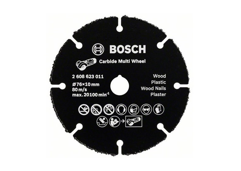 Universele zaagblad 76mm Bosch Carbide Multi Wheel